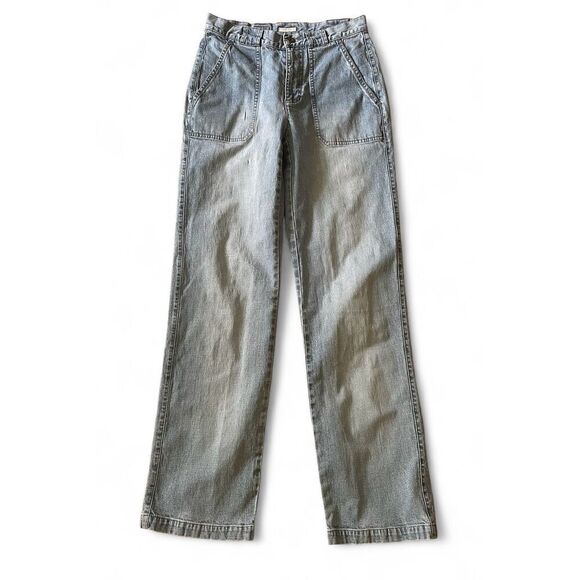 Liz Claiborne Women’s TABITHA High Rise Blue Cotton Stretch Jeans Size 6 - Picture 1 of 8